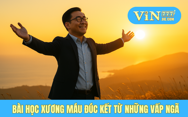 Bài học xương máu đúc kết từ những vấp ngã