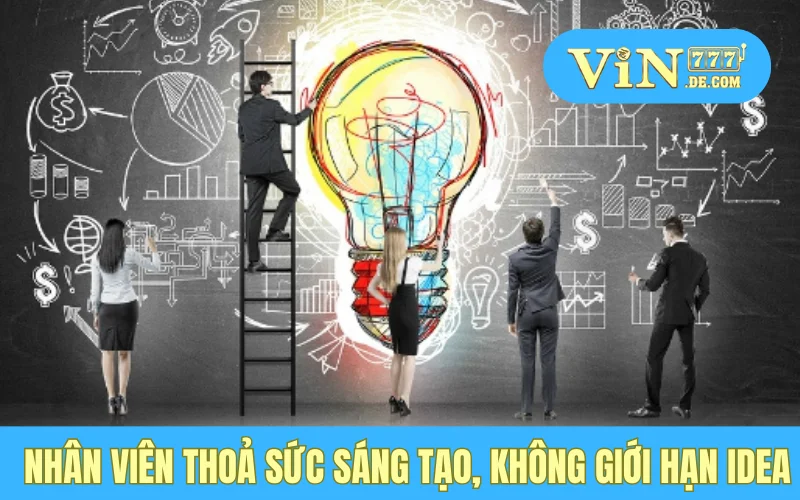 Ceo Vũ Thành Long: Bí Mật Chiến Thắng Những Trận Đấu Cam Go Để Đưa Vin777 Lên Đỉnh Cao 4 Nhân viên thỏa sức sáng tạo, không giới hạn idea