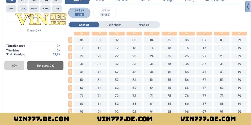 Cách tính tiền cược chi tiết sảnh siêu tốc MD5