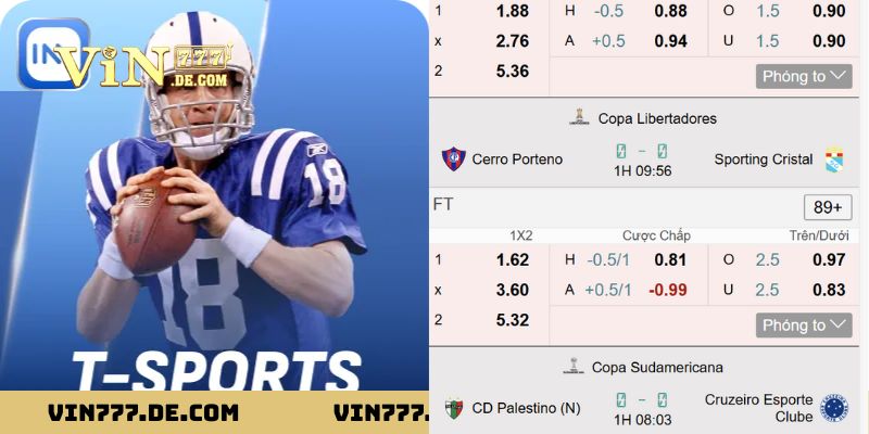 T-Sports Tại Vin777