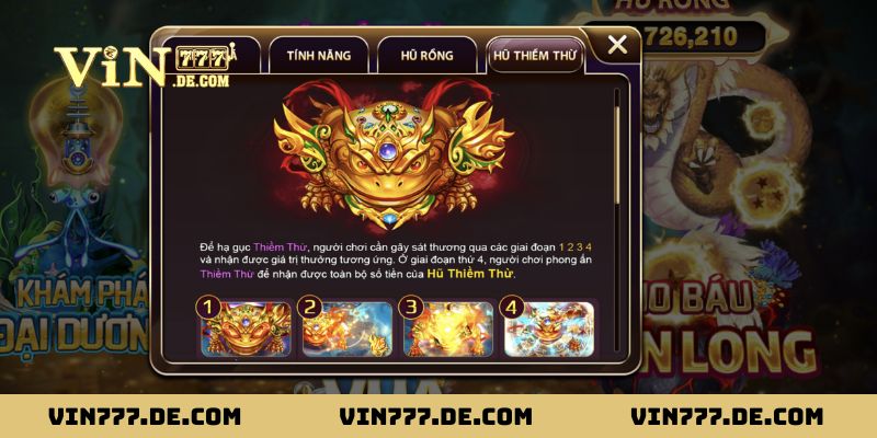 Bảng tỷ lệ đổi thưởng chi tiết game Vua Săn Cá