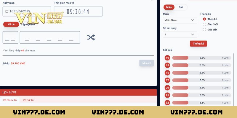 Tìm hiểu khái niệm trò chơi xổ số 3 miền tại nhà cái Vin777