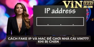 Cách Fake IP và MAC để chơi nhà cái VIN777
