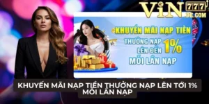 Khuyến mãi nạp tiền thưởng nạp lên tới 1% mỗi lần nạp