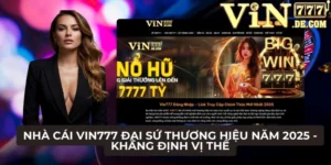 Nhà cái VIN777 đại sứ thương hiệu năm 2025